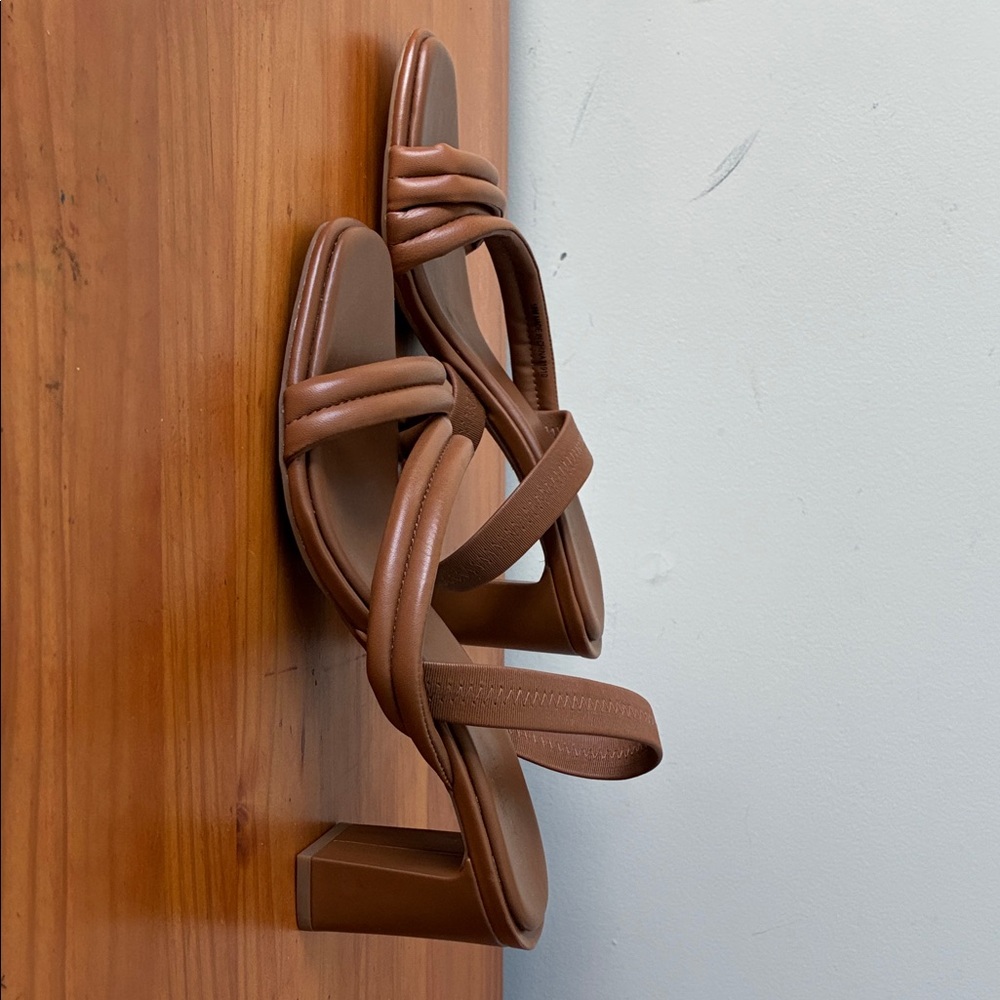 Caslon Brown Strappy Women's Sandals - Picture 3 of 4